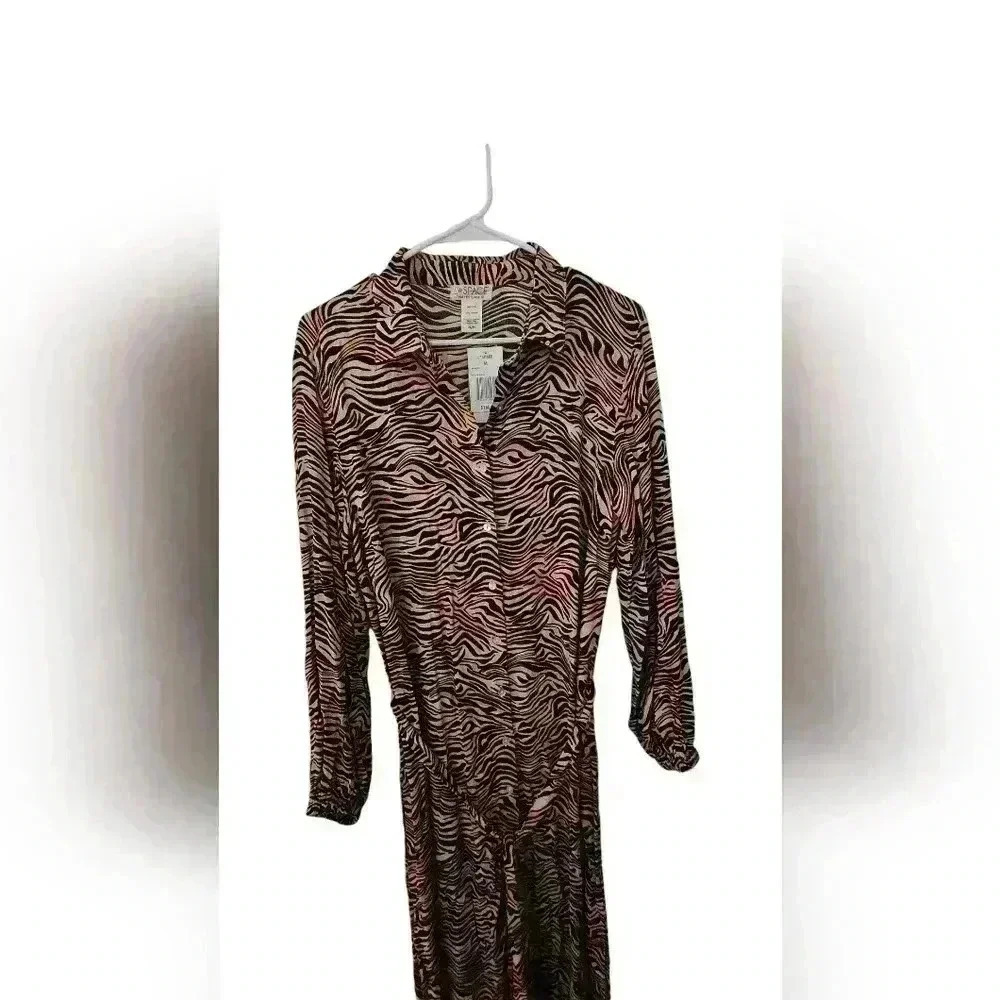 L*SPACE Avalon Coverup Dress ~ Animal Instinct - Picture 7 of 12